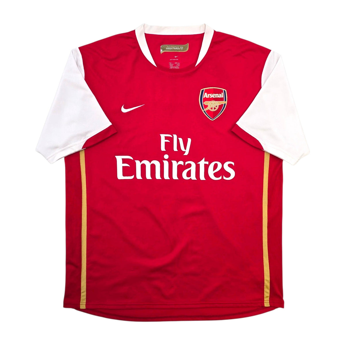 2006/08 Arsenal Home Football Shirt (L) Adidas #4 Fabregas
