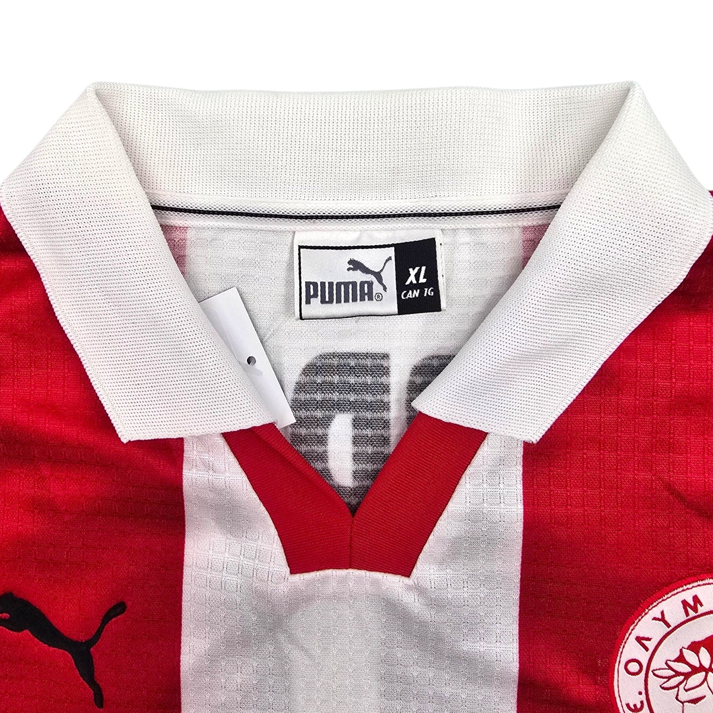 1999/00 Olympiakos Home Football Shirt (XL) Puma #11 Djordjevic