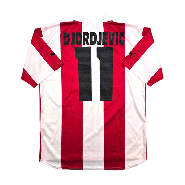 1999/00 Olympiakos Home Football Shirt (XL) Puma #11 Djordjevic