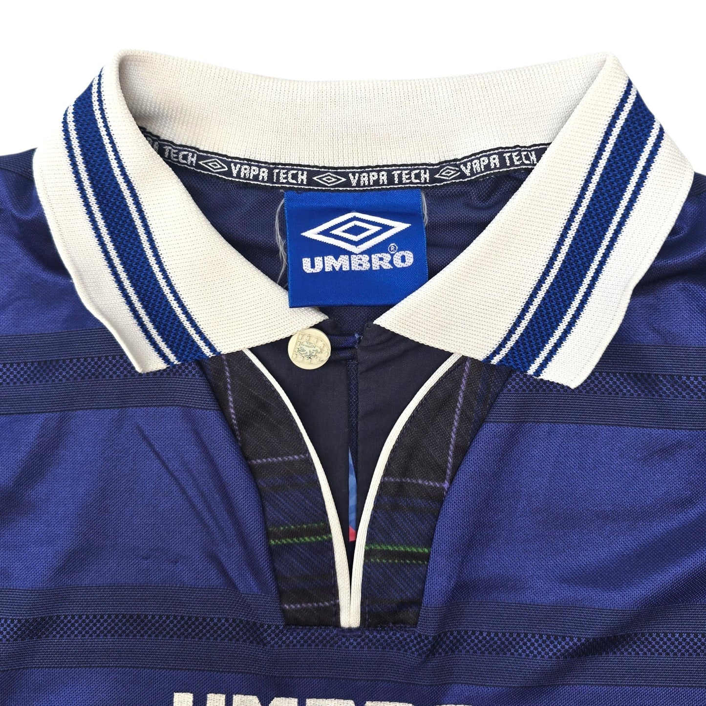1998/00 Scotland Home Football Shirt (L) Umbro #5 Hendry