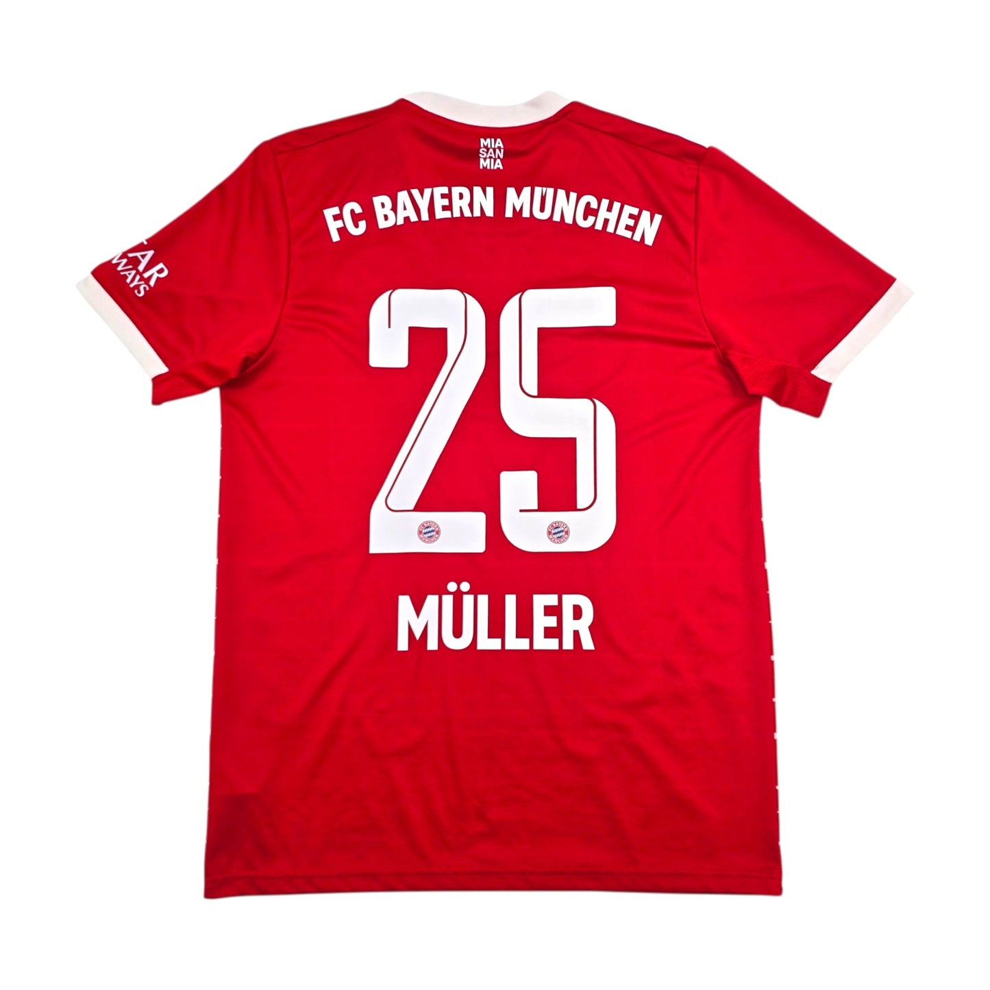 2022/23 Bayern Munich Home Football Shirt (M) Adidas #25 Muller
