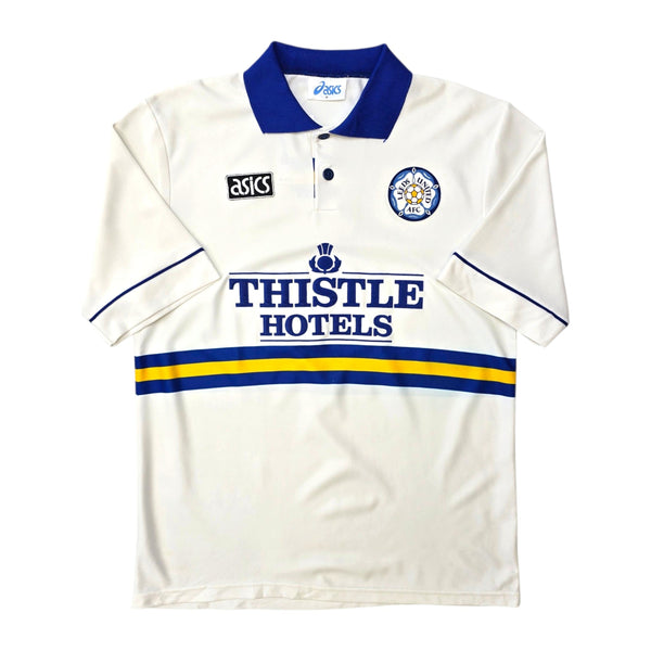 1993/95 Leeds United Home Football Shirt (M) Asics