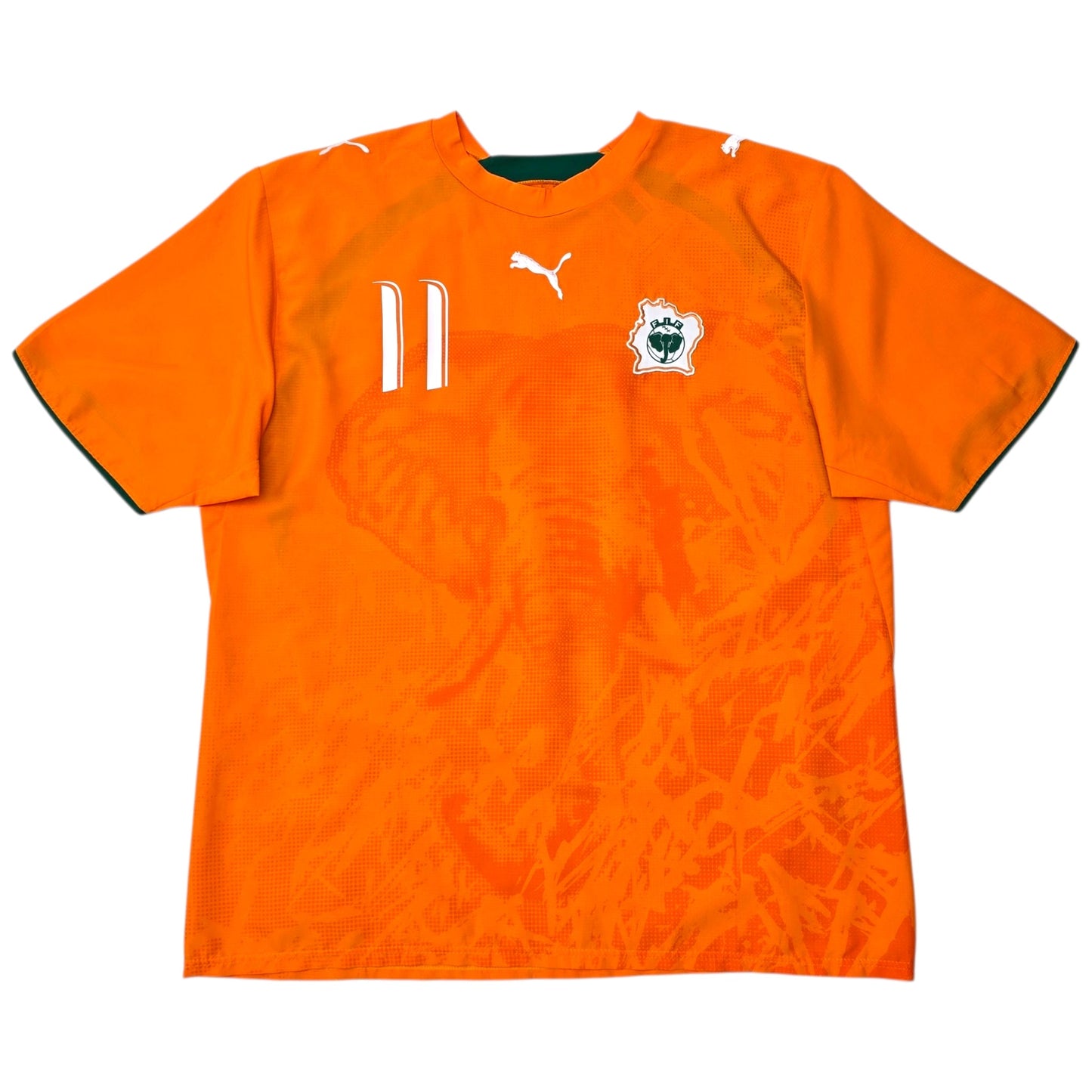 2006/07 Ivory Coast Home Football Shirt (XL) Puma #11 Drogba