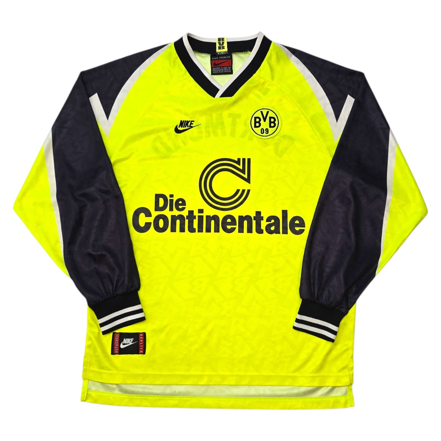 1995/96 Dortmund Home Football Shirt (L) Nike