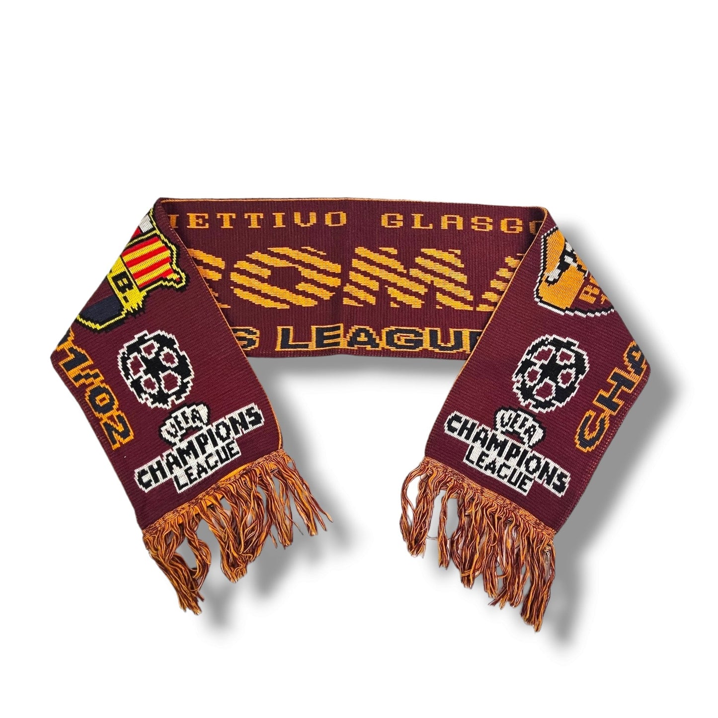 Roma Vintage Football Scarf (2001/02 UEFA Champions League)