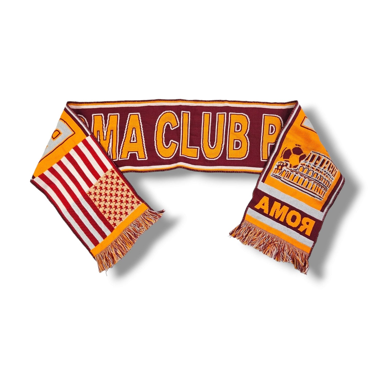 Roma Vintage Football Scarf