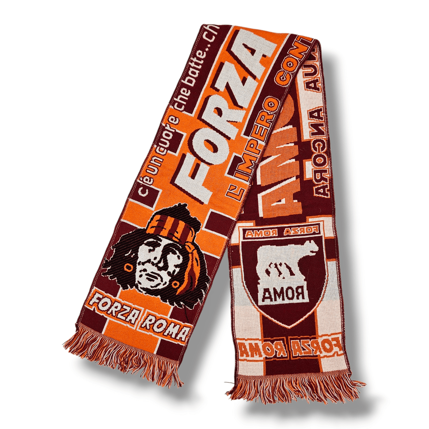 Roma Vintage Football Scarf