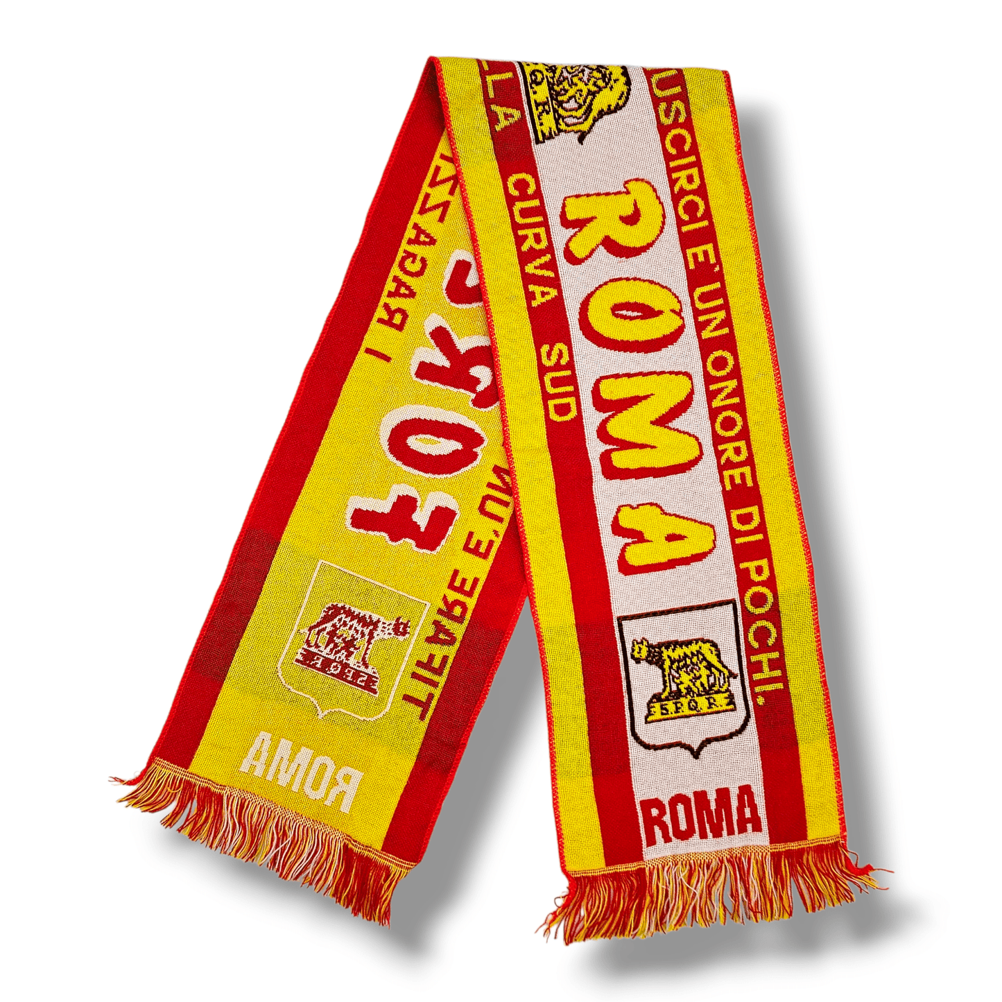 Roma Vintage Football Scarf