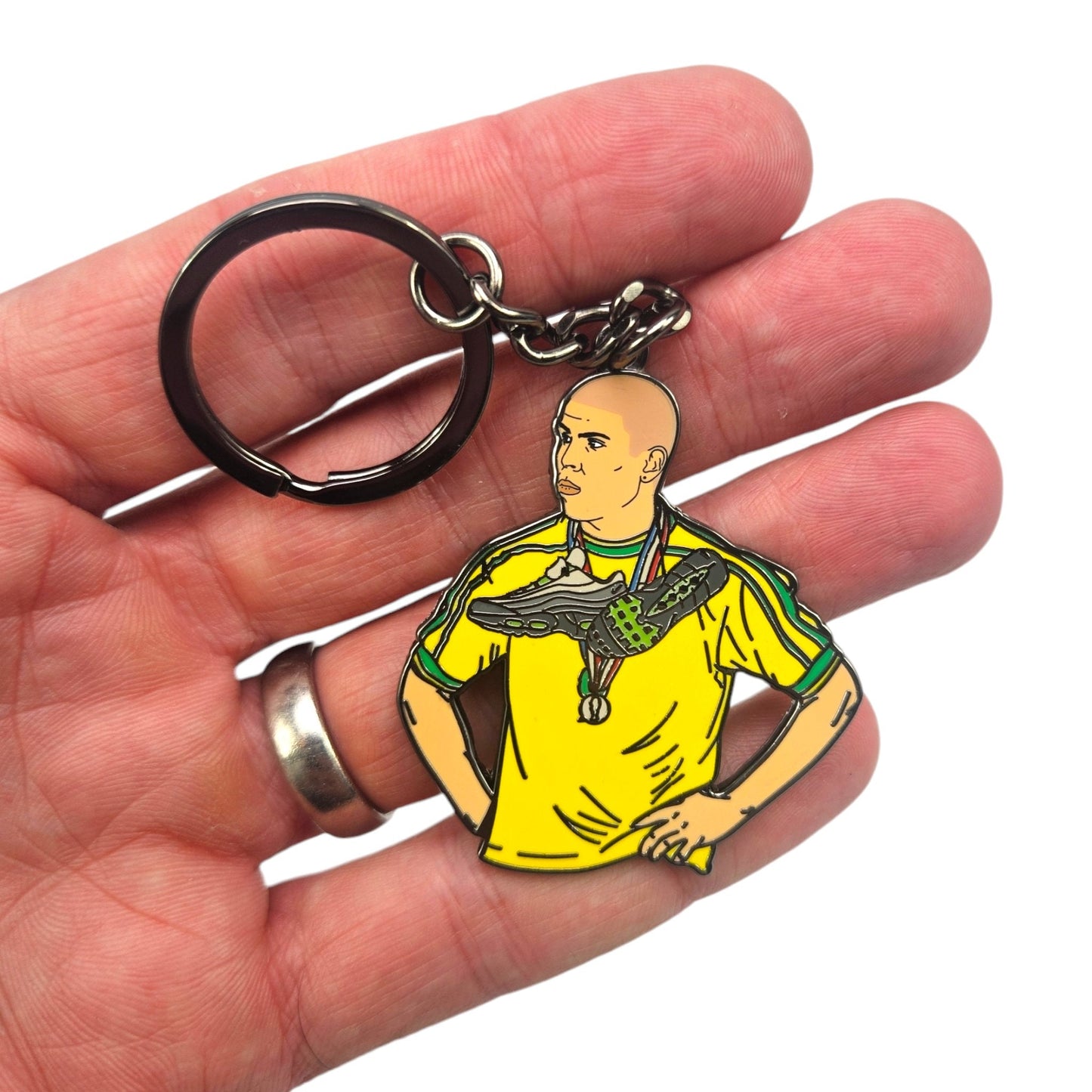 Ronaldo R9 - Brazil Football Icon Keyring