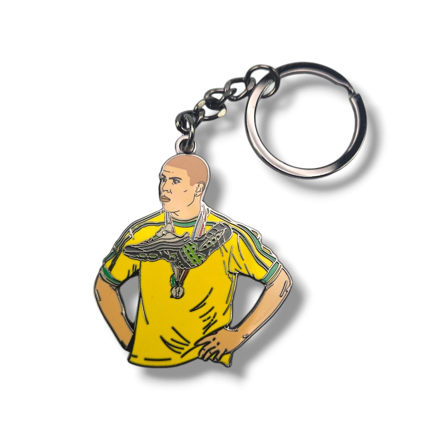 Ronaldo R9 - Brazil Football Icon Keyring