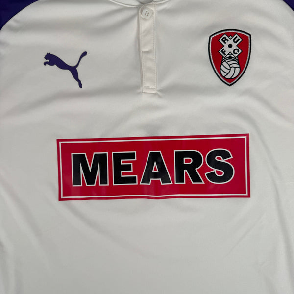 Rotherham United 2017/2018 Away Football Shirt Large