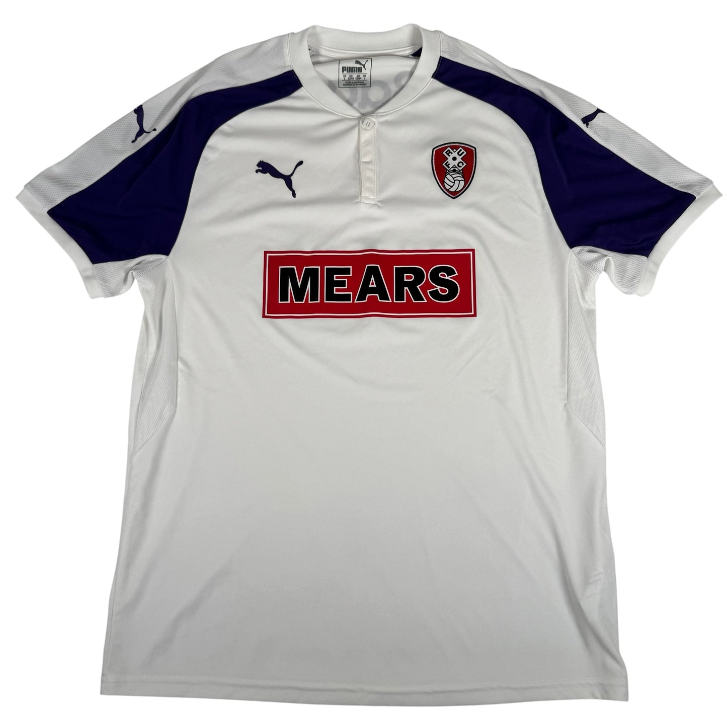Rotherham United 2017/2018 Away Football Shirt Large