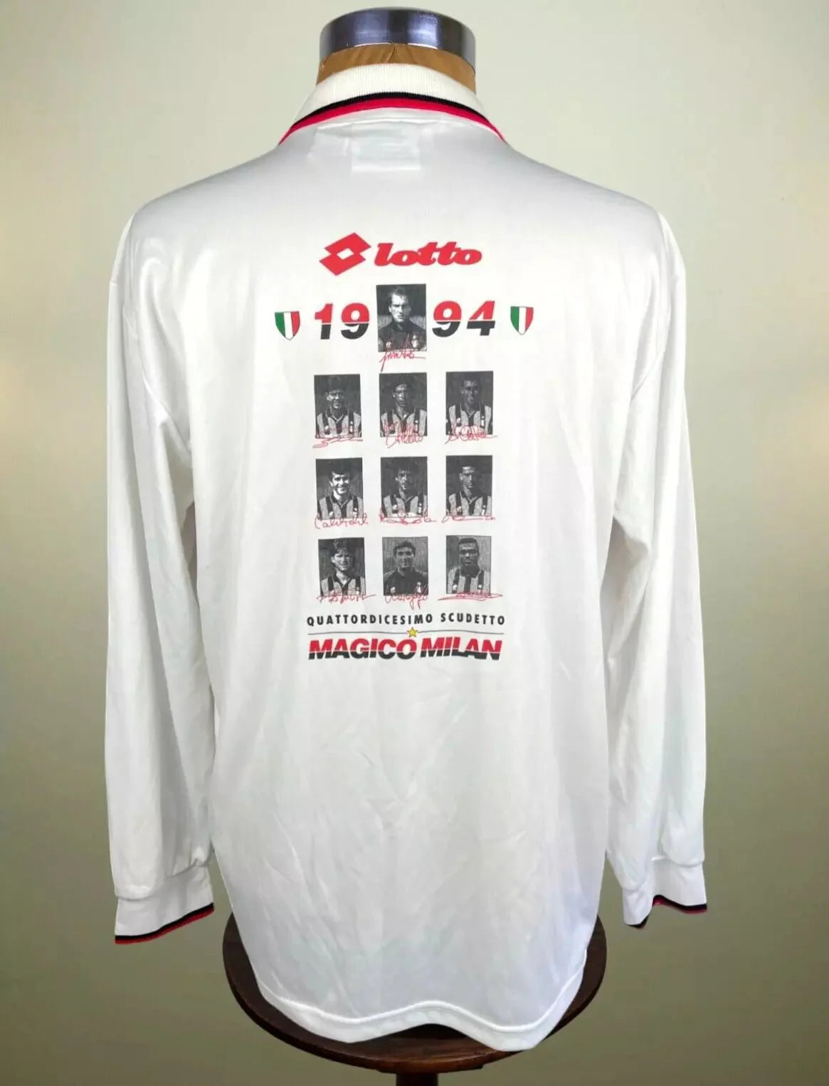 Store Shirt • AC Milan • 1993 • Lotto • Special Scudetto Champions Edition • Size XL