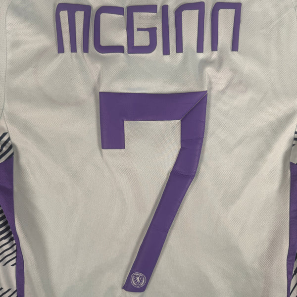 MCGINN 7 Scotland 2024/2025 Away Football Shirt Small