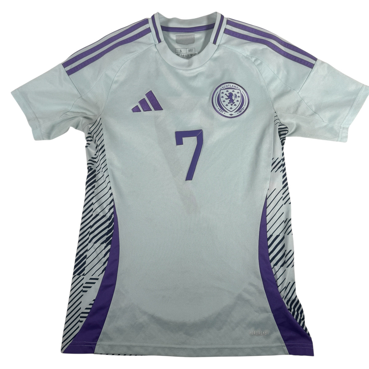 MCGINN 7 Scotland 2024/2025 Away Football Shirt Small