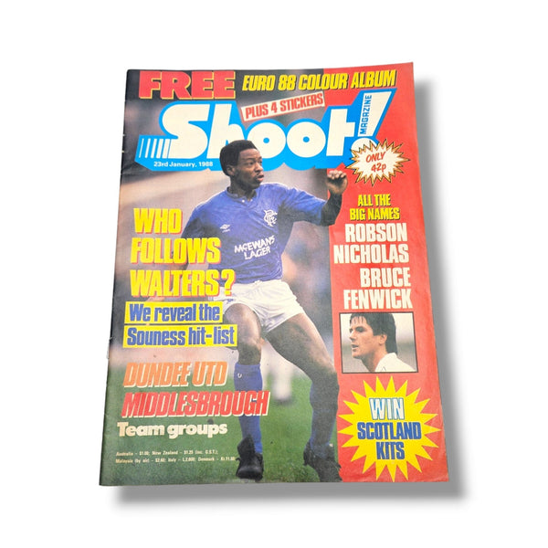 SHOOT Magazine - 23rd January 1988:  Mark Walters