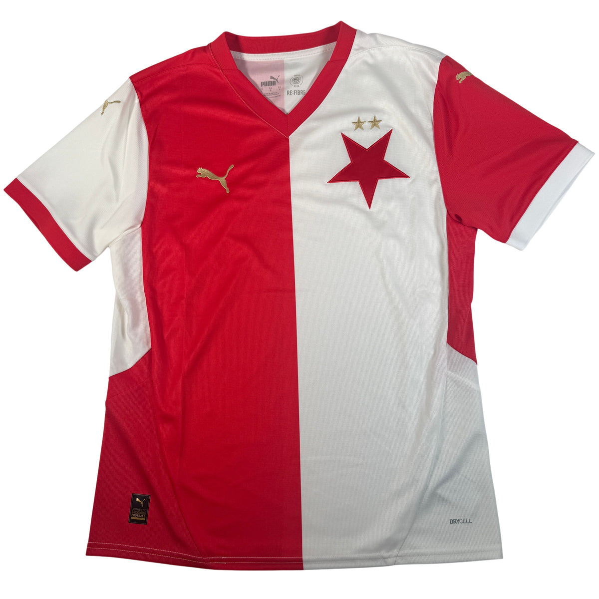 Slavia Prague 2024/2025 Home Football Shirt Large