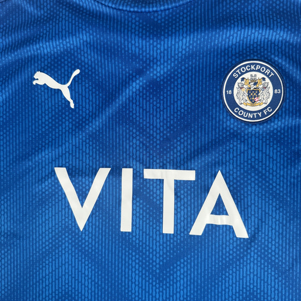 Stockport County 2021/2022 Home Football Shirt Large
