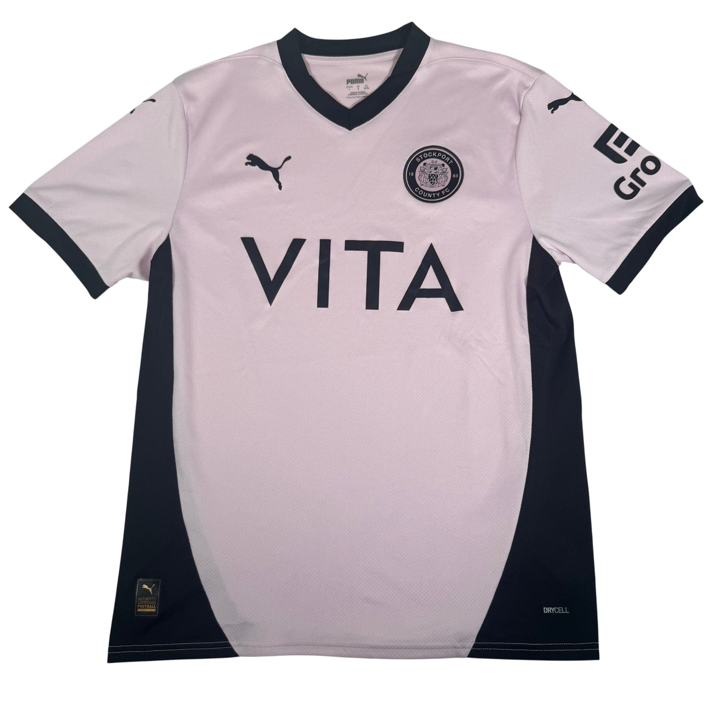 Stockport County 2024/2025 Away Football Shirt Large