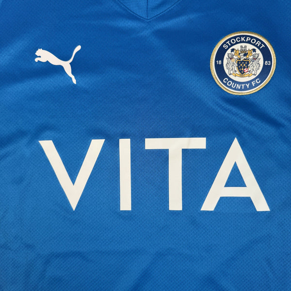 Stockport County 2024/2025 Home Football Shirt Large