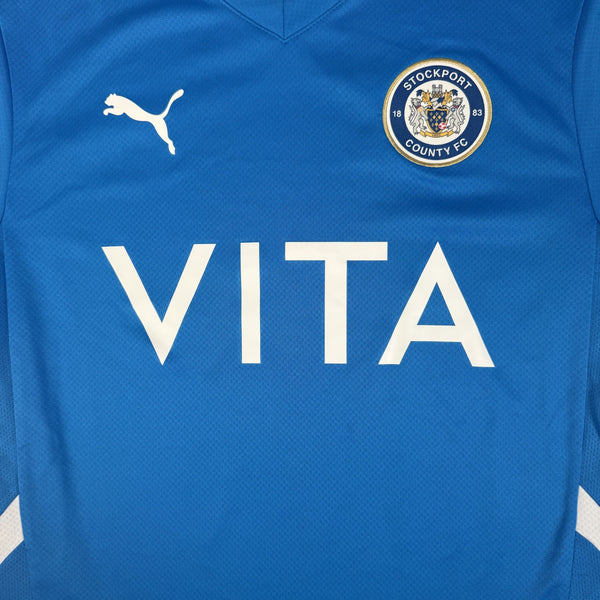 Stockport County 2024/2025 Home Football Shirt Medium