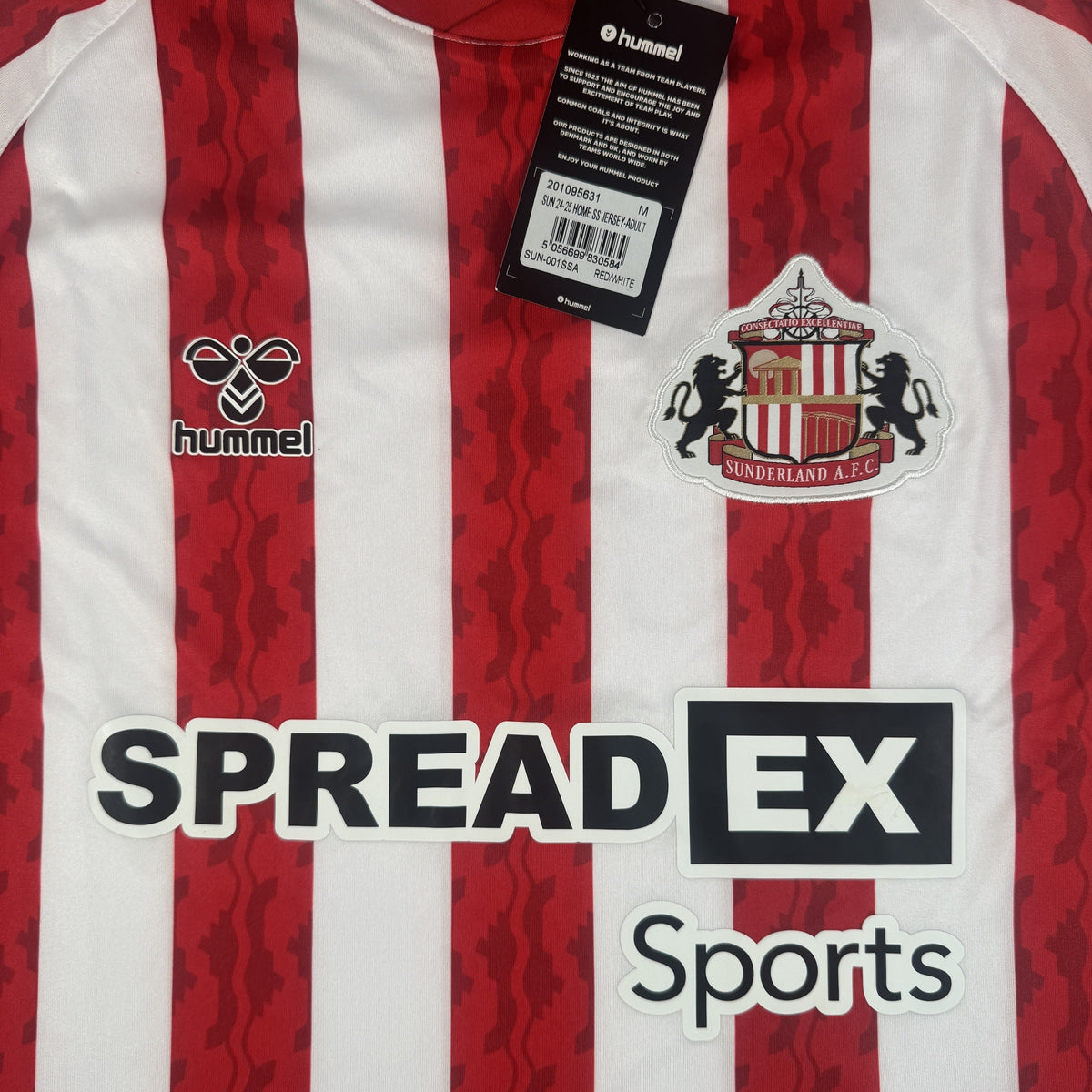 Sunderland 2024/2025 Home Football Shirt Medium BNWT