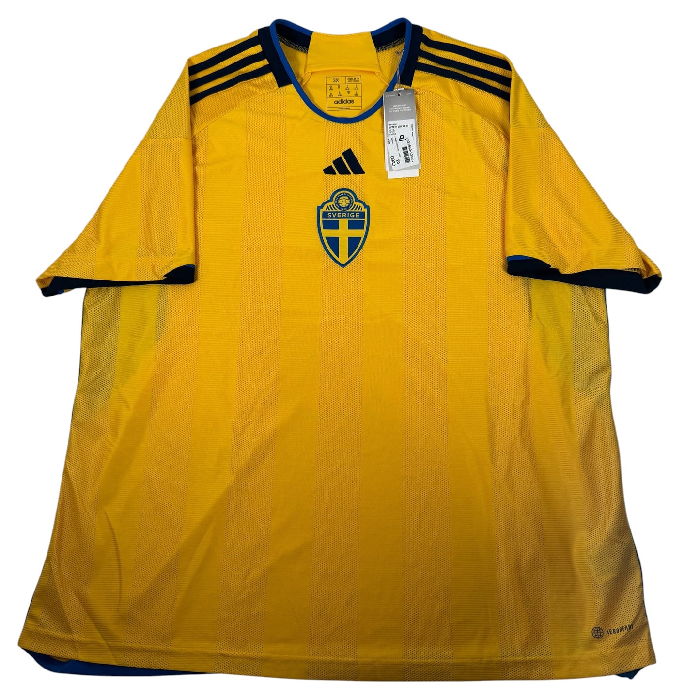 Sweden 2022/2023/2024 Home Football Shirt Womens 3X 28-30 BNWT