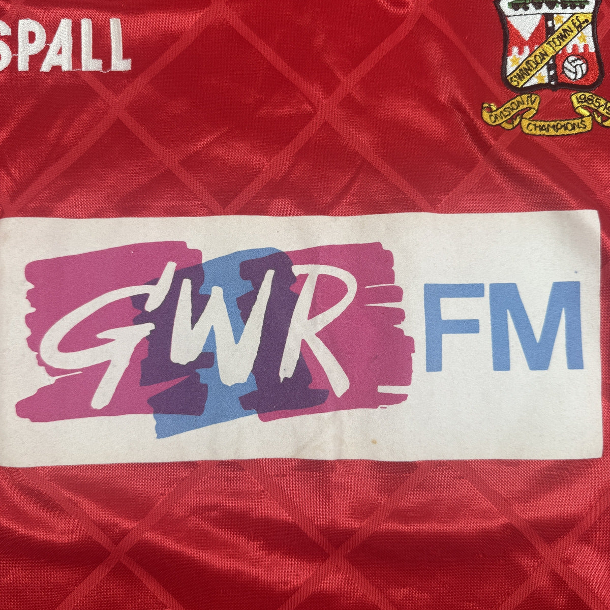 Swindon Town 1989/1990/1991 Home Football Shirt Medium