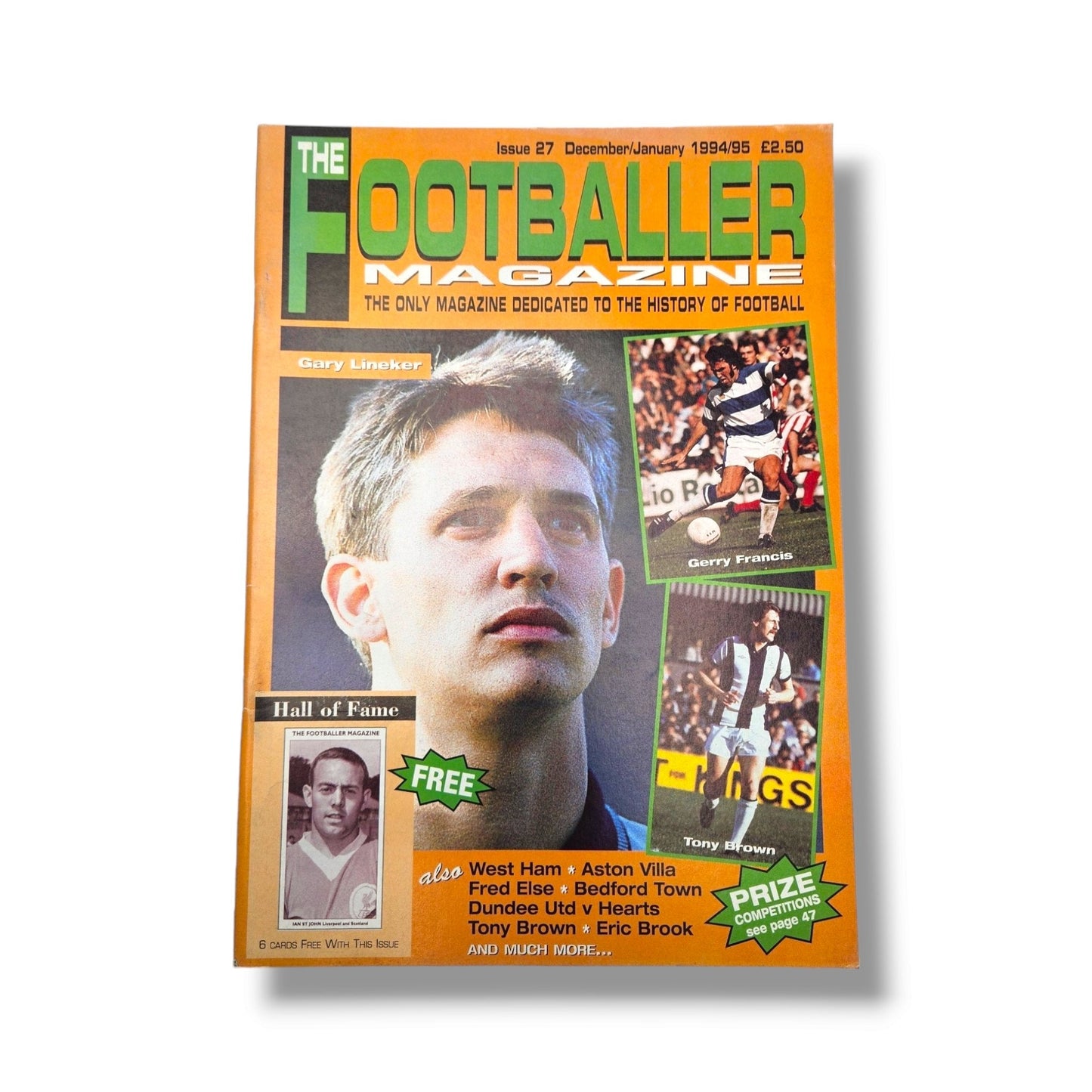 The Footballer Magazine:  1994/95 Bundle (5 Issues)