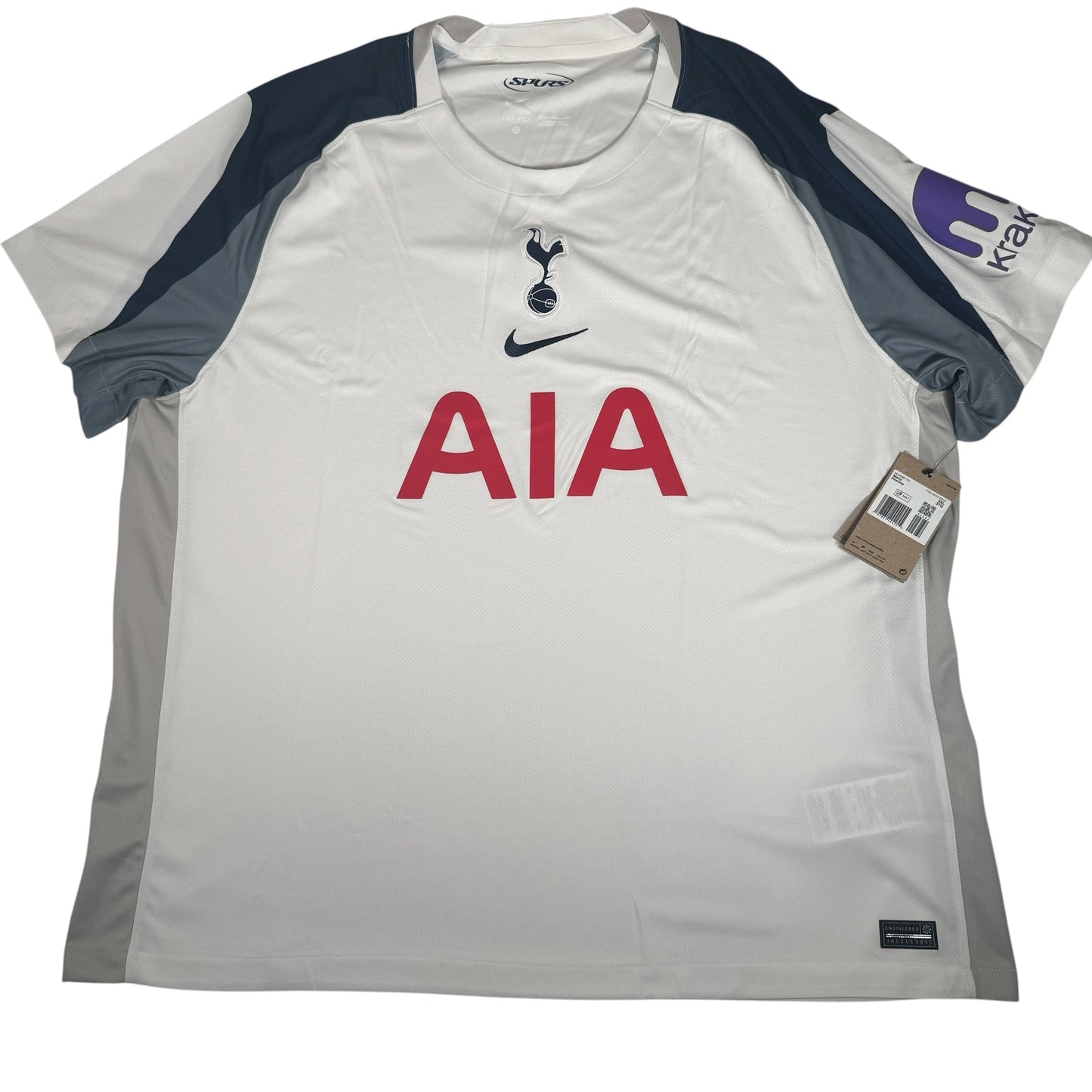 Tottenham Hotspur 2025/2026 Home Football Shirt 3XL BNWT