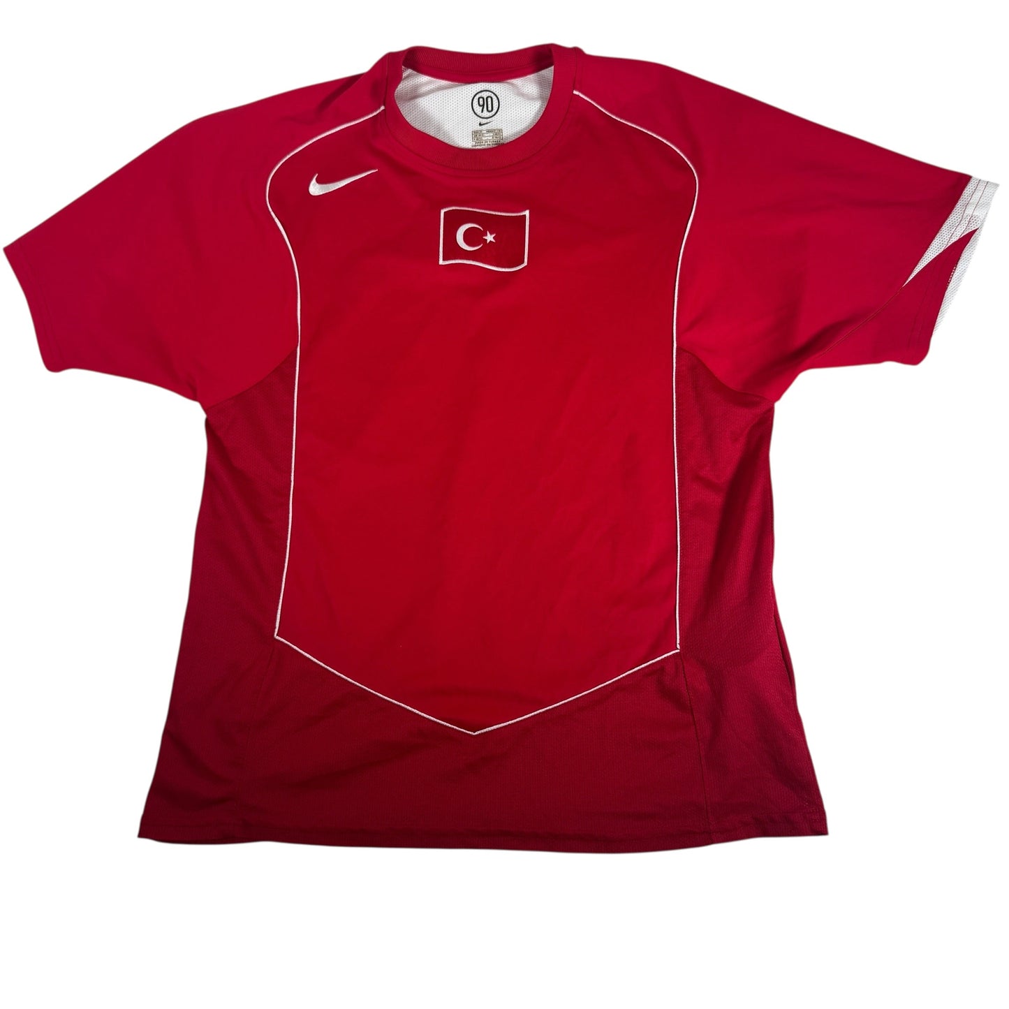 Turkey 2004/2005/2006 Home Football Shirt Medium