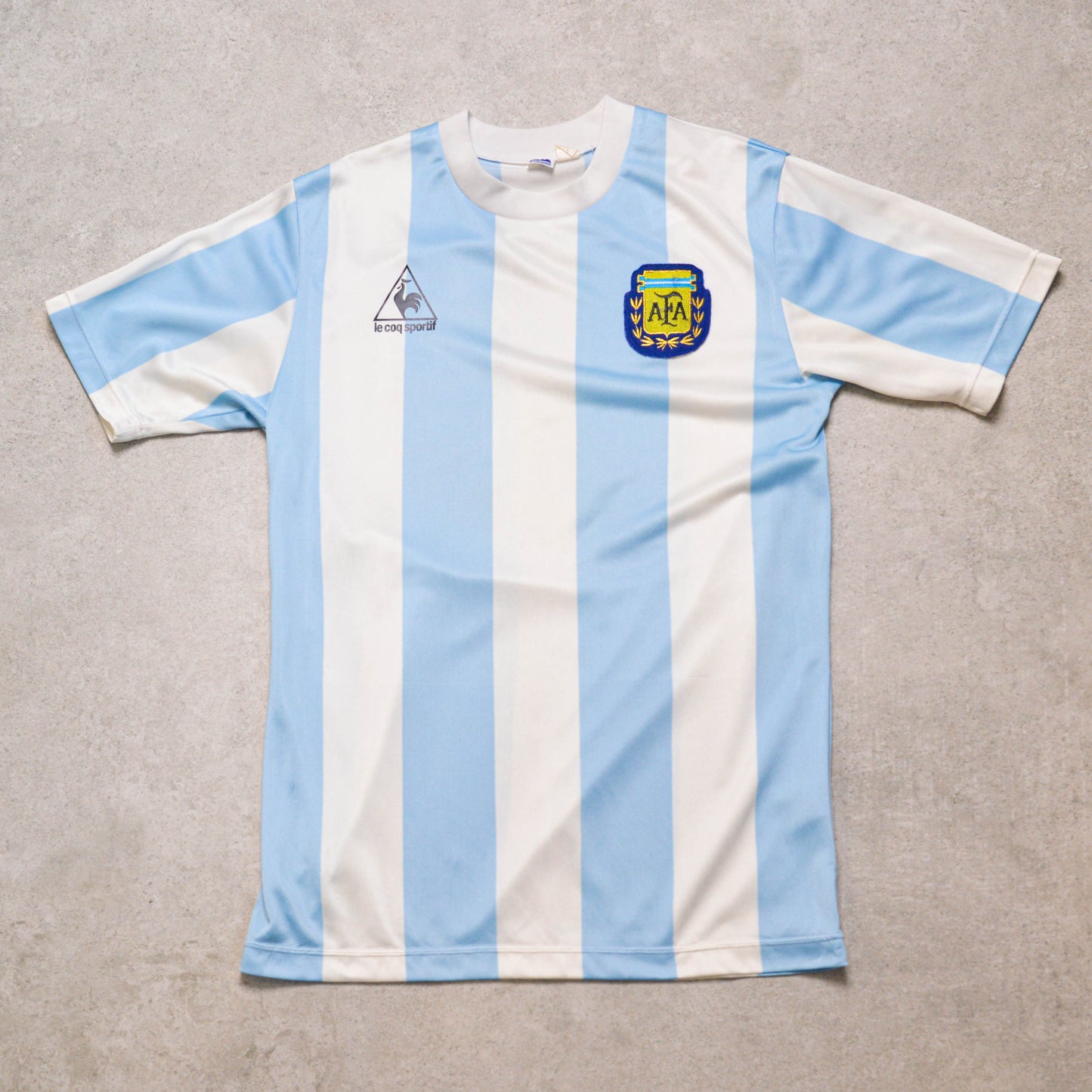 1986 Argentina Home Shirt Le Coq Sportif Maradona (M/L)