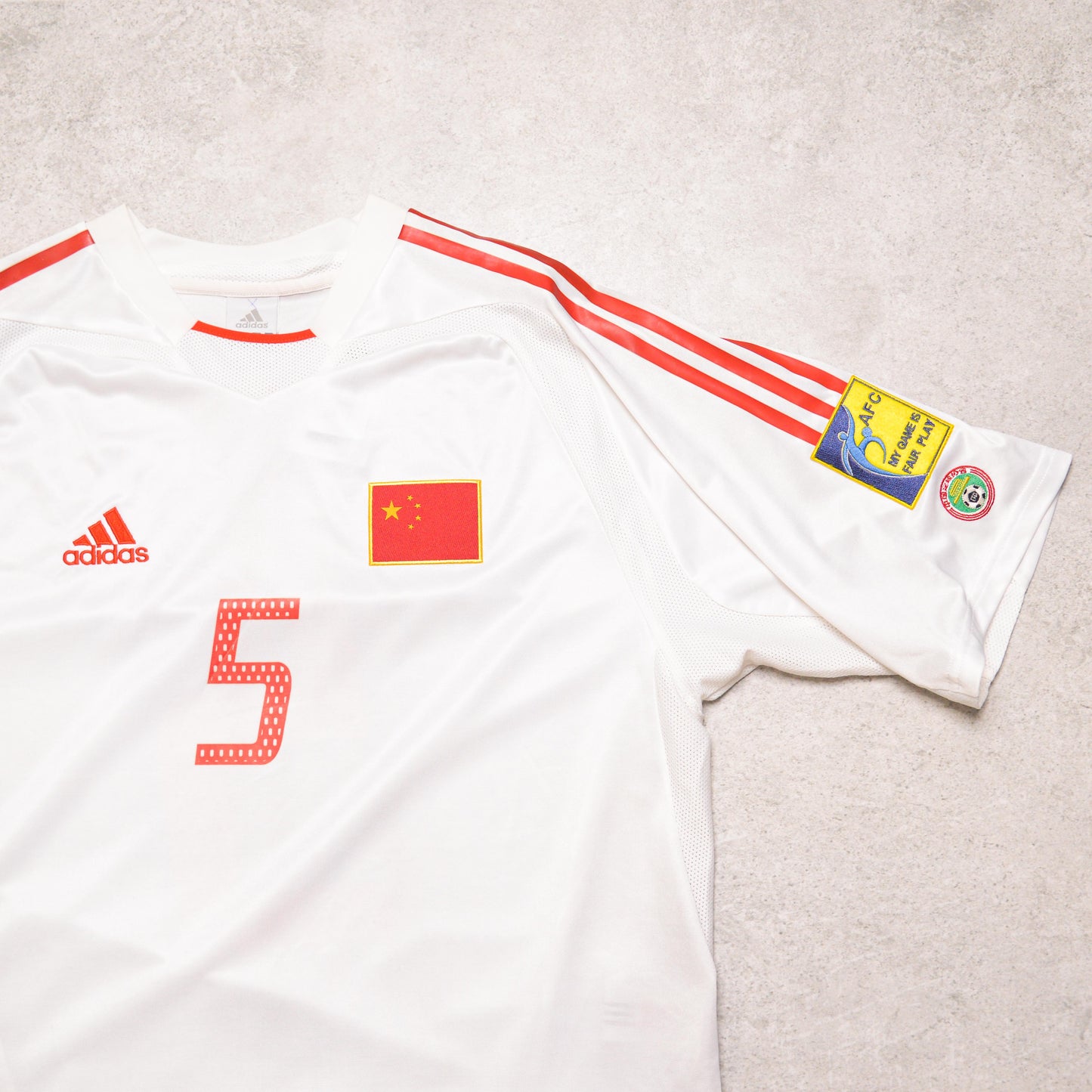 2004/06 China Away Shirt Adidas Zheng (M)