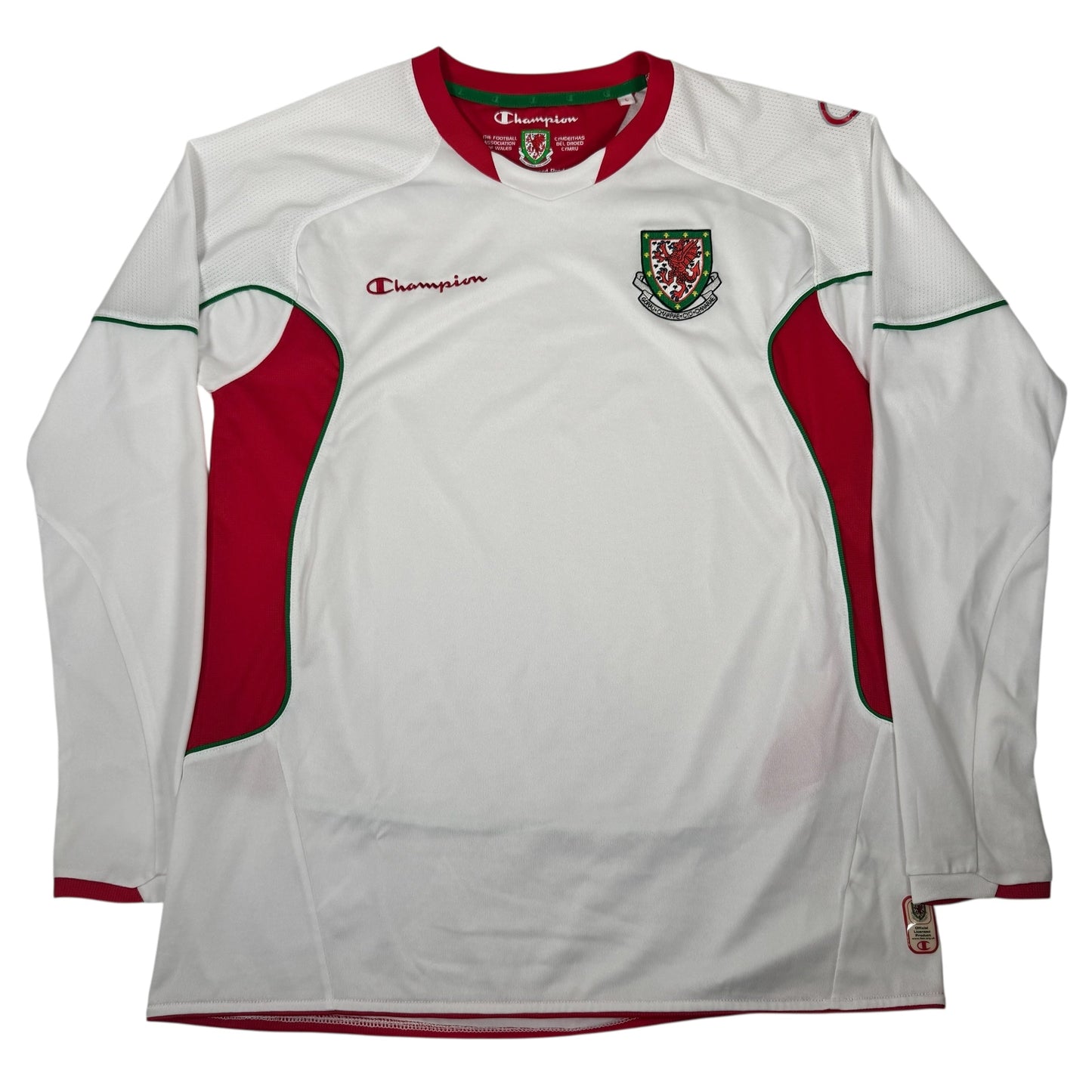 Wales 2008/2009/2010 Away Long Sleeve Football Shirt Large
