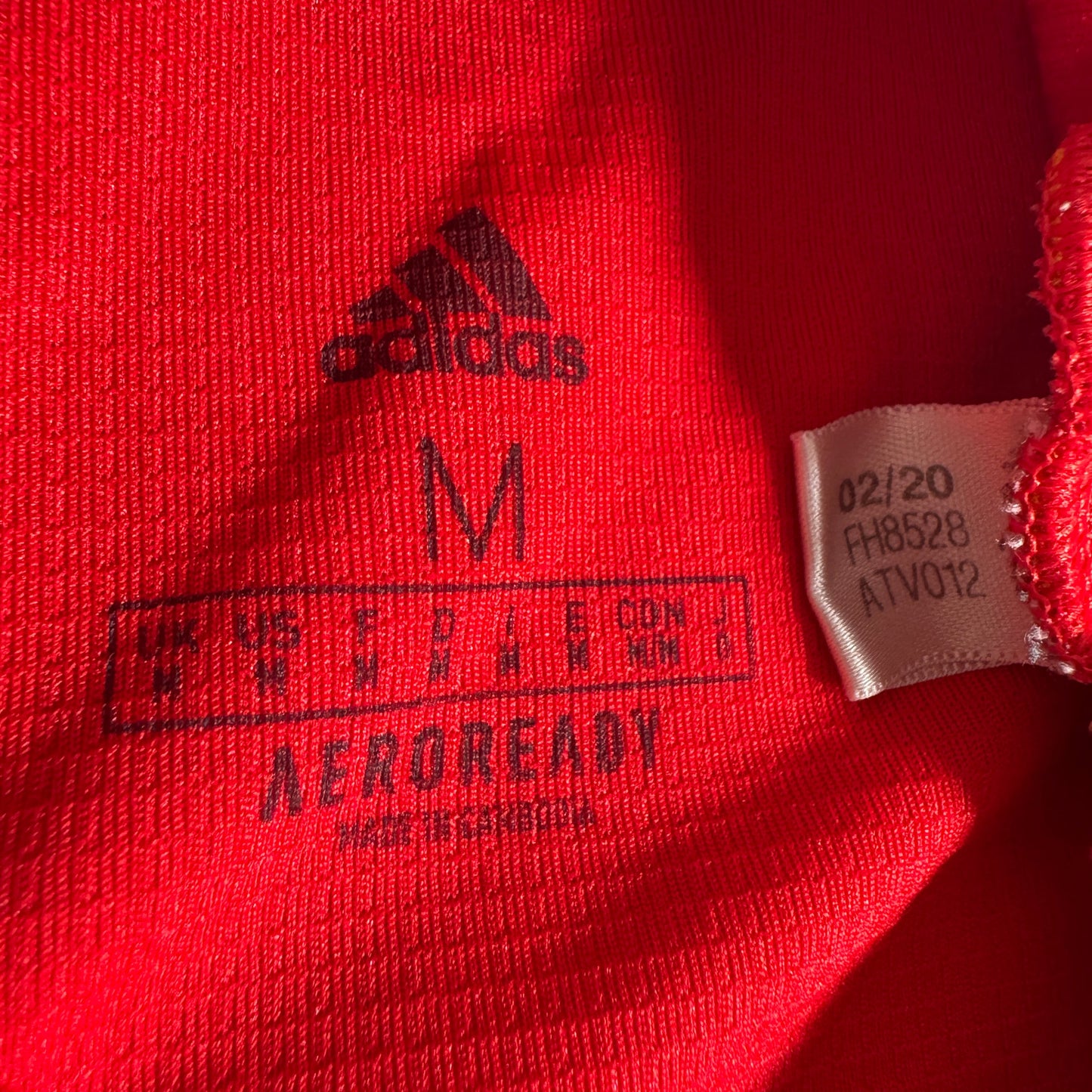 Wales 2020/2021/2022 Home Football Shirt Medium