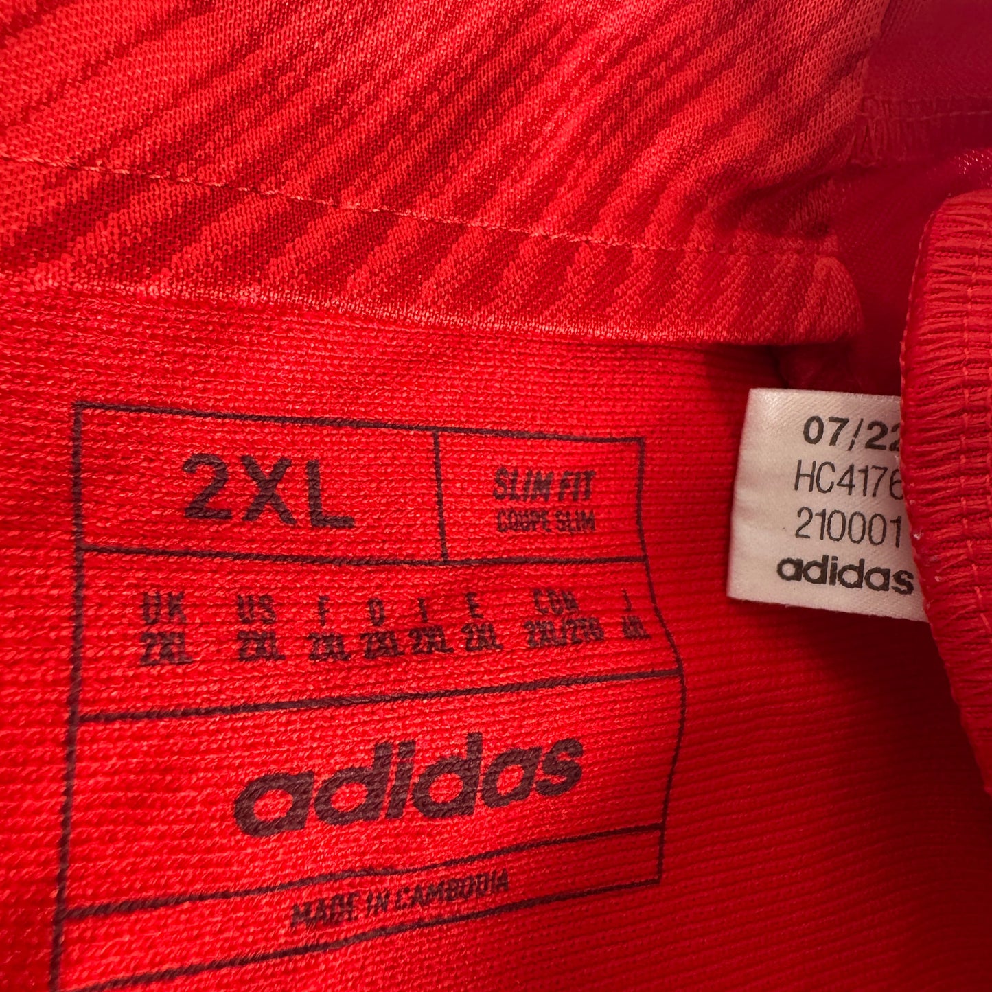 Wales 2022/2023/2024 Home Football Shirt 2XL