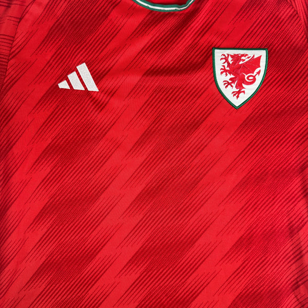 Wales 2022/2023/2024 Home Football Shirt Medium