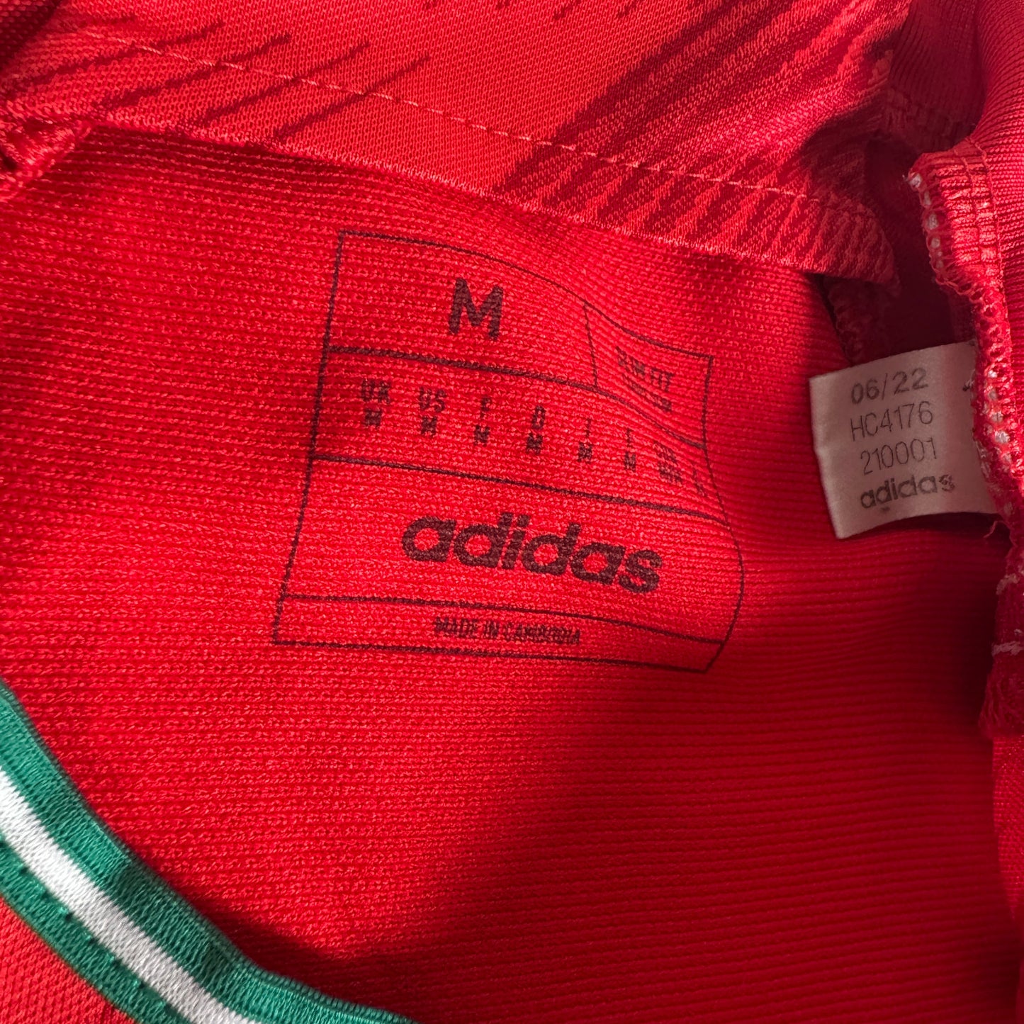 Wales 2022/2023/2024 Home Football Shirt Medium