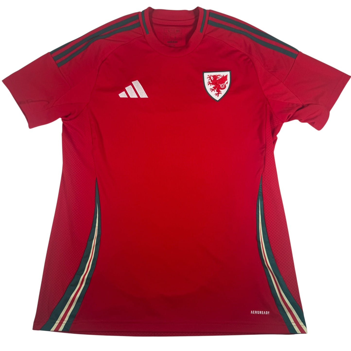 Wales 2024/2025 Home Football Shirt Large