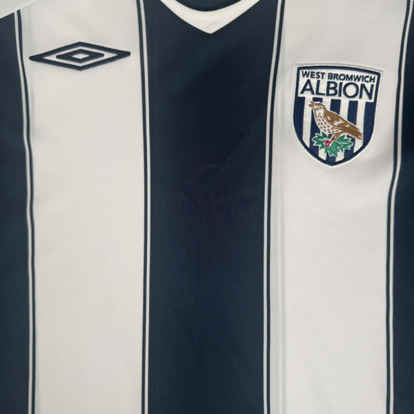 West Bromwich Albion 2008/2009 Home Football Shirt XL