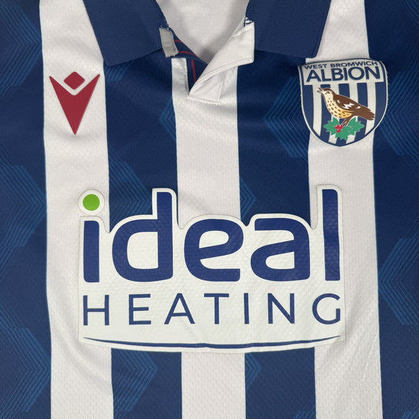 West Bromwich Albion 2024/2025 Home Football Shirt Medium