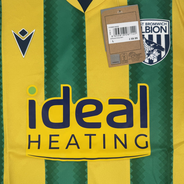 West Bromwich Albion 2025/2026 Away Football Shirt Large BNWT