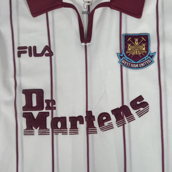 West Ham United 2002/2003 Away Football Shirt Medium