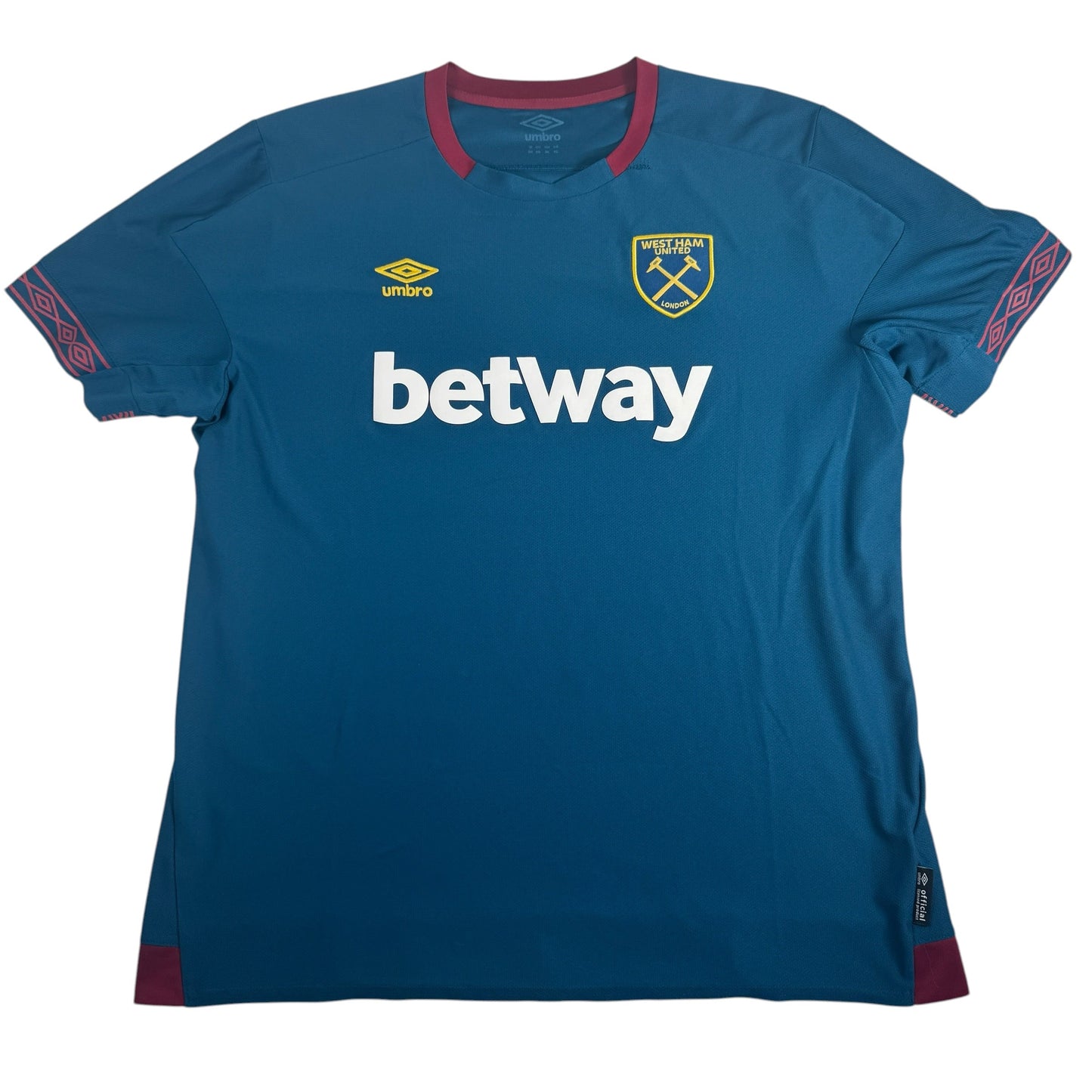 West Ham United 2018/2019 Away Football Shirt 2XL