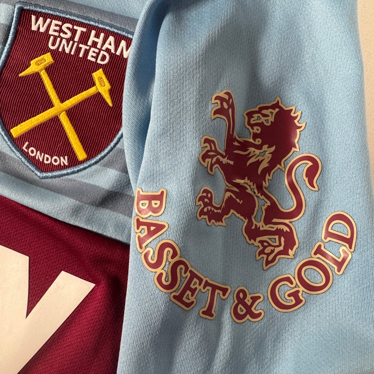 West Ham United 2019/2020 Home Long Sleeve Football Shirt Medium