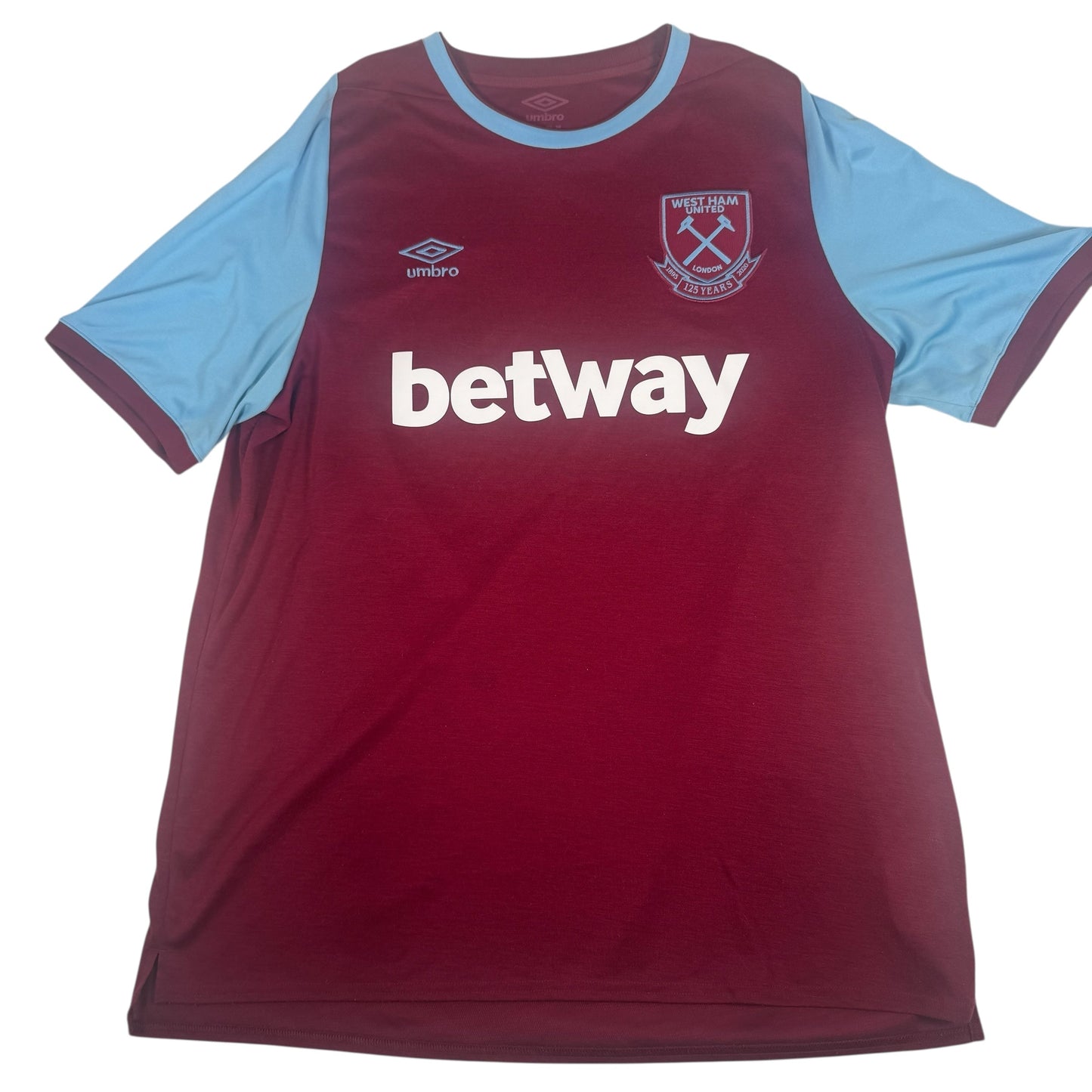 West Ham United 2020/2021 125 Years Home Football Shirt 2XL