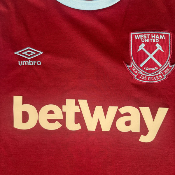 West Ham United 2020/2021 Home Football Shirt 3XL