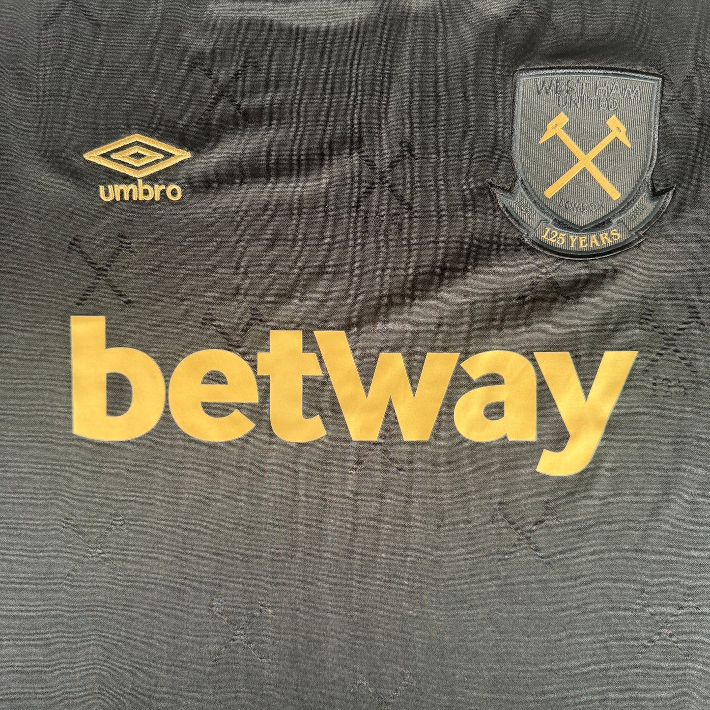 West Ham United 2020/2021 125 Year Third Football Shirt 3XL