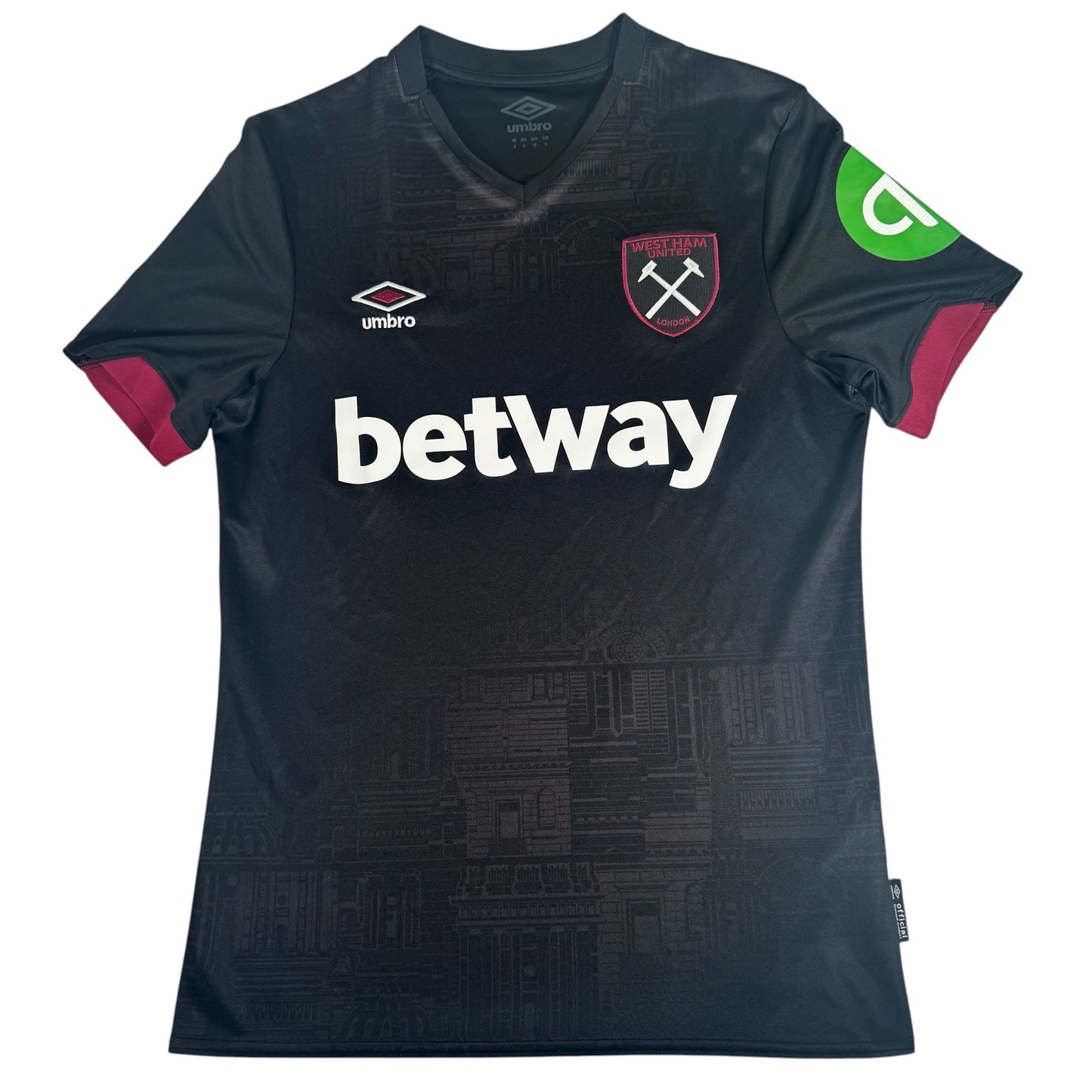 West Ham United 2024/2025 Away Football Shirt Small
