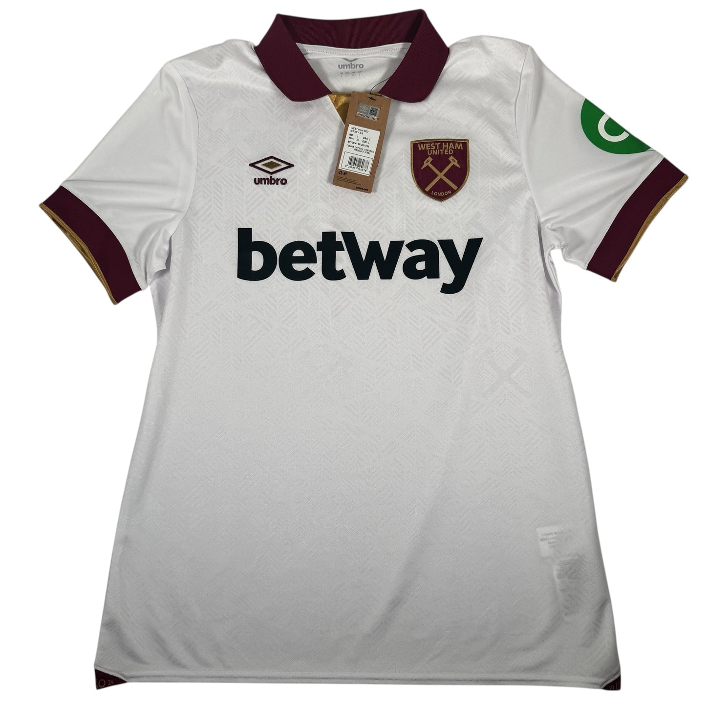West Ham United 2024/2025 Third Football Shirt Large BNWT